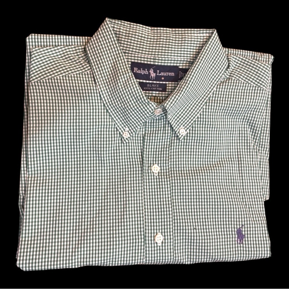 Ralph Lauren Vintage Blake style XL full bodied quality 100% Cotton Shirt nice‎